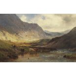 Alfred de Br&#233;anski RBA (British, 1852-1928) 'The Vale of Nevis'