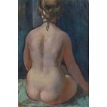 William Crosbie RSA RGI (British, 1915-1999) Seated nude