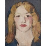 John Duncan Fergusson RBA (British, 1874-1961) Head of a Girl