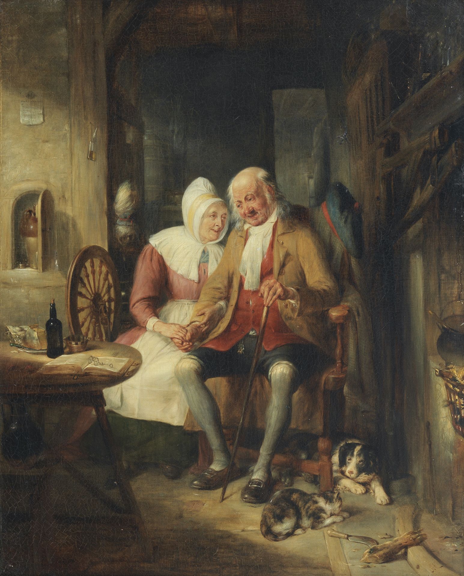 Attributed to William Kidd (British, 1790-1863) John Anderson My Jo! (painted circa 1833)