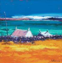 John Lowrie Morrison (British, born 1948) 'Evening Sun, Iona'