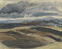 Penelope Beaton ARSA RSW (British, 1886-1963) Ploughed fields