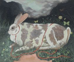 John Byrne (British, 1940-2023) The Rabbit (1969)