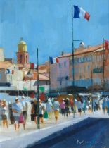 Jack Morrocco (British, born 1953) 'Sunny Day, St Tropez'