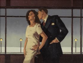 Jack Vettriano OBE Hon LLD (British, born 1951) The Man in the Navy Suit (Study) Painted in 2007