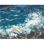 Maggi Hambling (British, born 1945) Summer waves 4 1/2 x 5 1/4in (10.8 x 13.3cm)