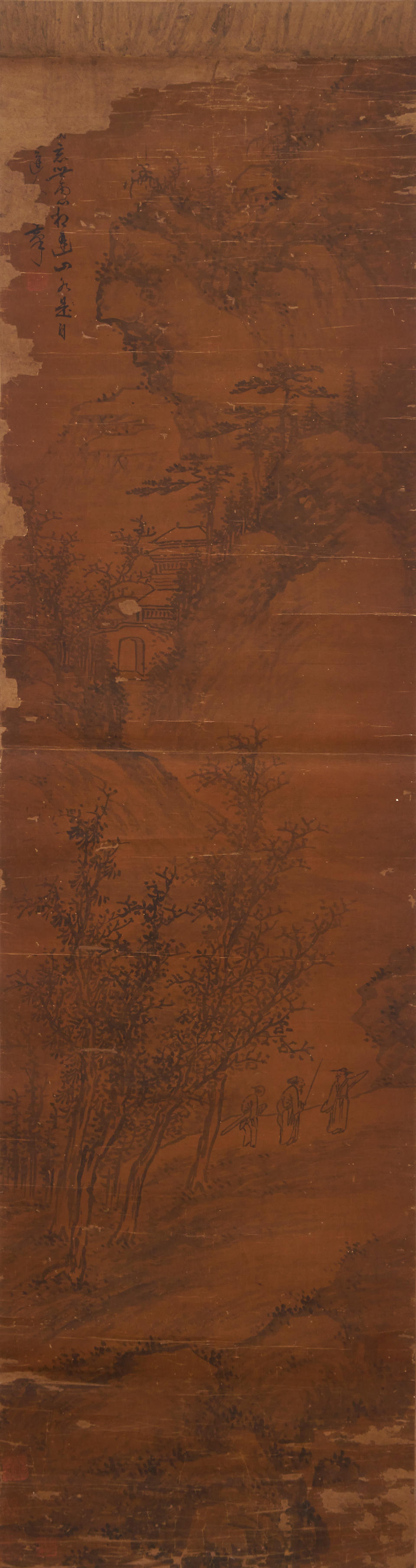 After to Wu Zhen (1280-1354) Landscape (4) - Image 3 of 5