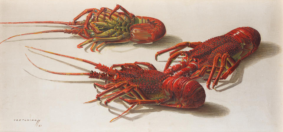 Vladimir Griegorovich Tretchikoff (South African, 1913-2006) Crayfish (framed)