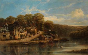 William Pitt (British, active 1849-1890) On the Yare