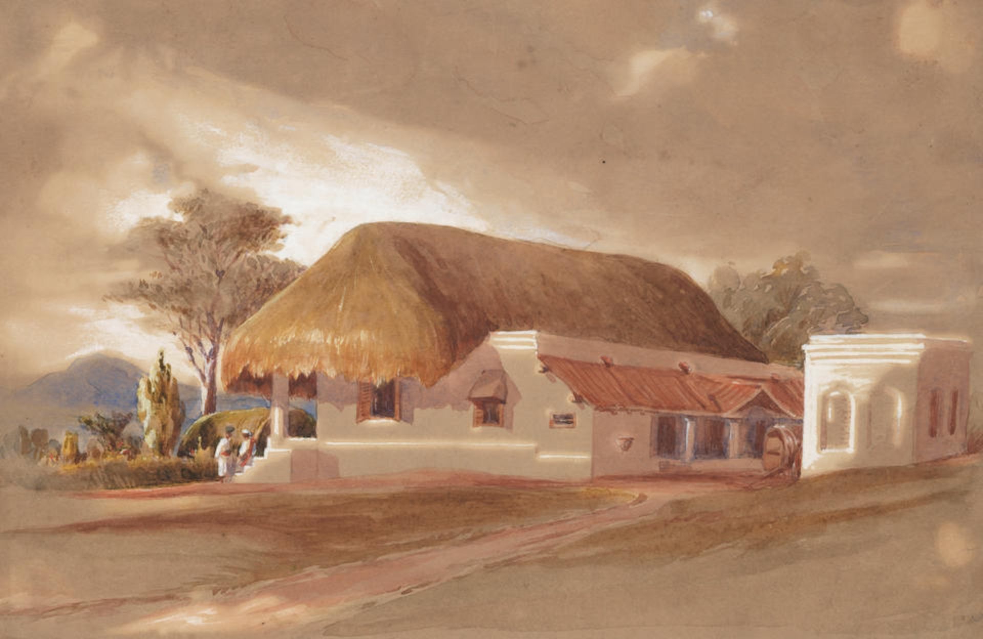 English School, 19th Century A view of Mercara Fort (Madikeri Fort) circa 1852 and three additio... - Bild 4 aus 5