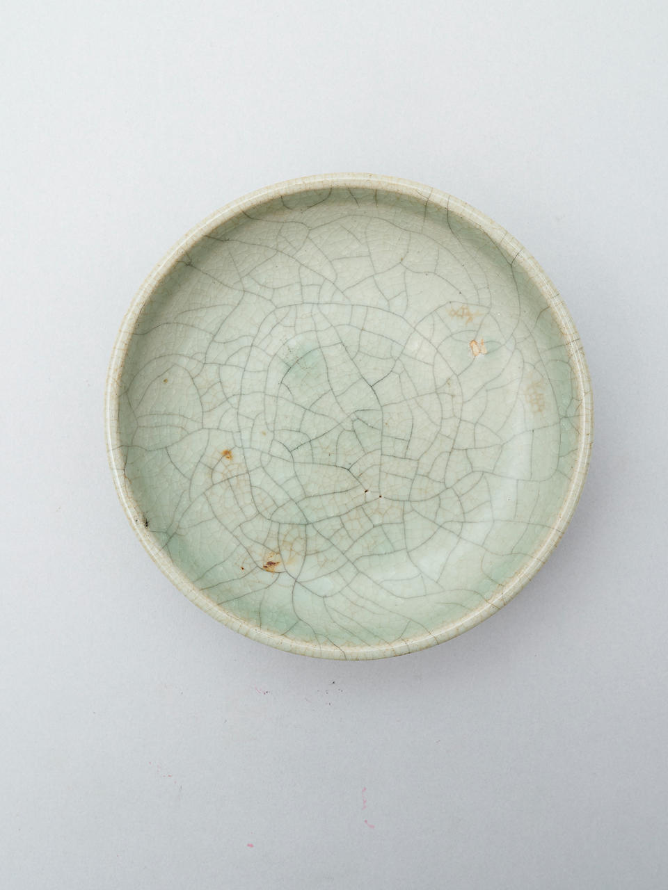 A celadon-glazed dish Qing dynasty