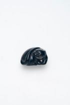 A WOODEN NETSUKE OF A TIGER Edo Period, 19th Century