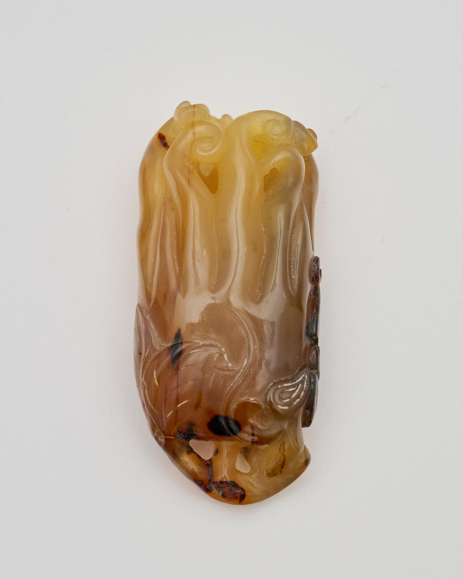 An agate 'buddha's hand' carving Qing dynasty
