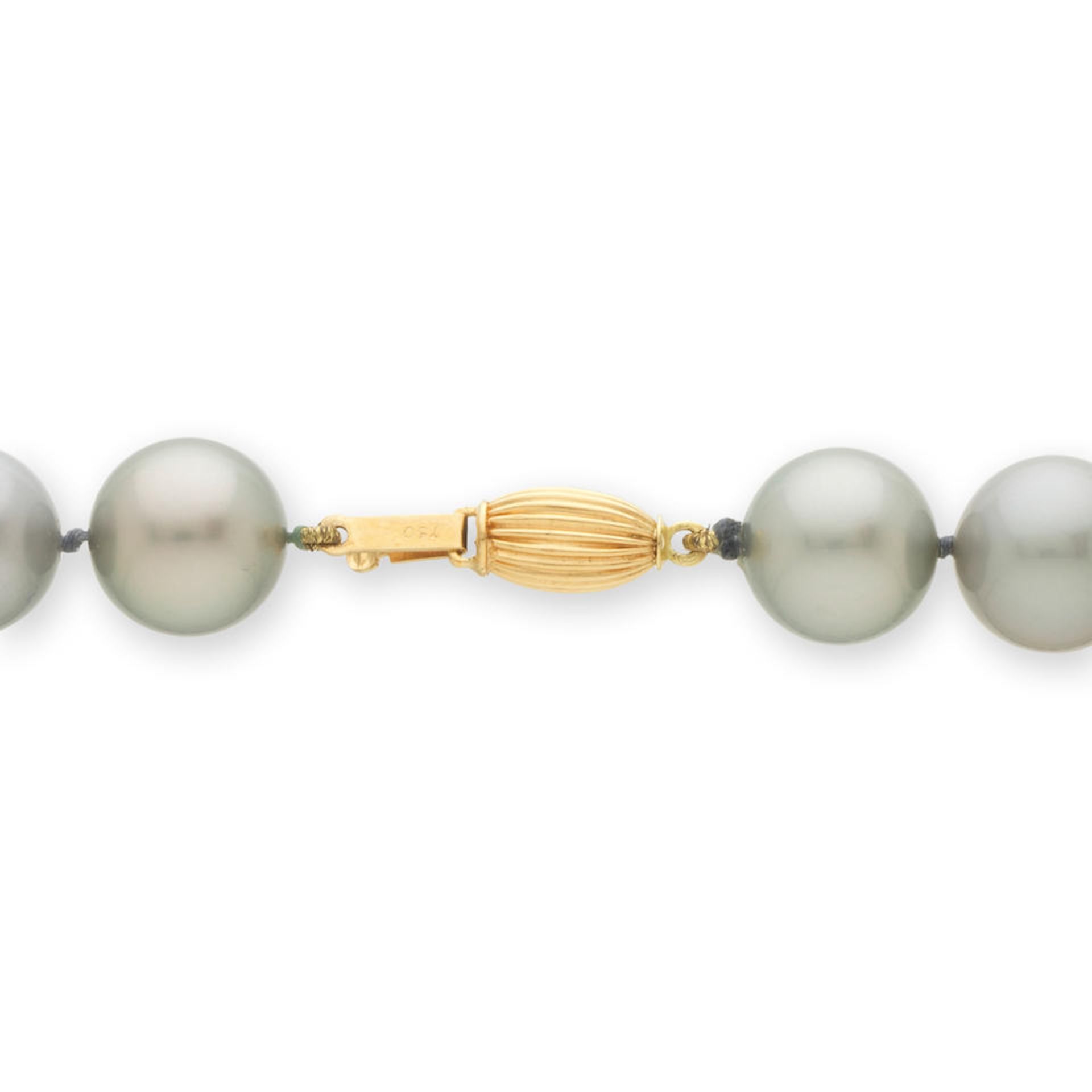 COLLIER PERLES DE CULTURE CULTURED PEARL NECKLACE - Bild 2 aus 3