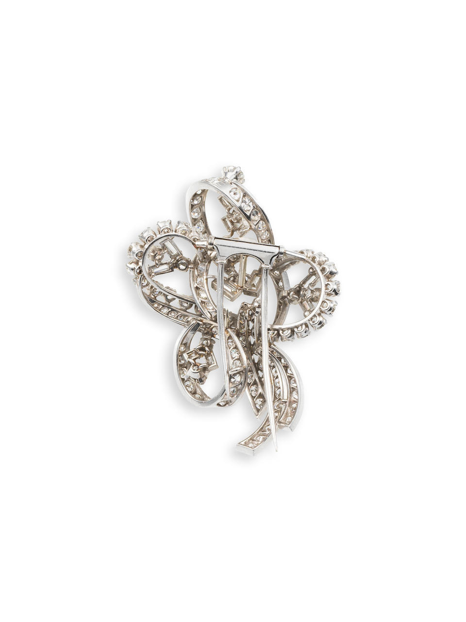 BROCHE DIAMANTS, CIRCA 1960 DIAMOND BROOCH, CIRCA 1960 - Image 3 of 3