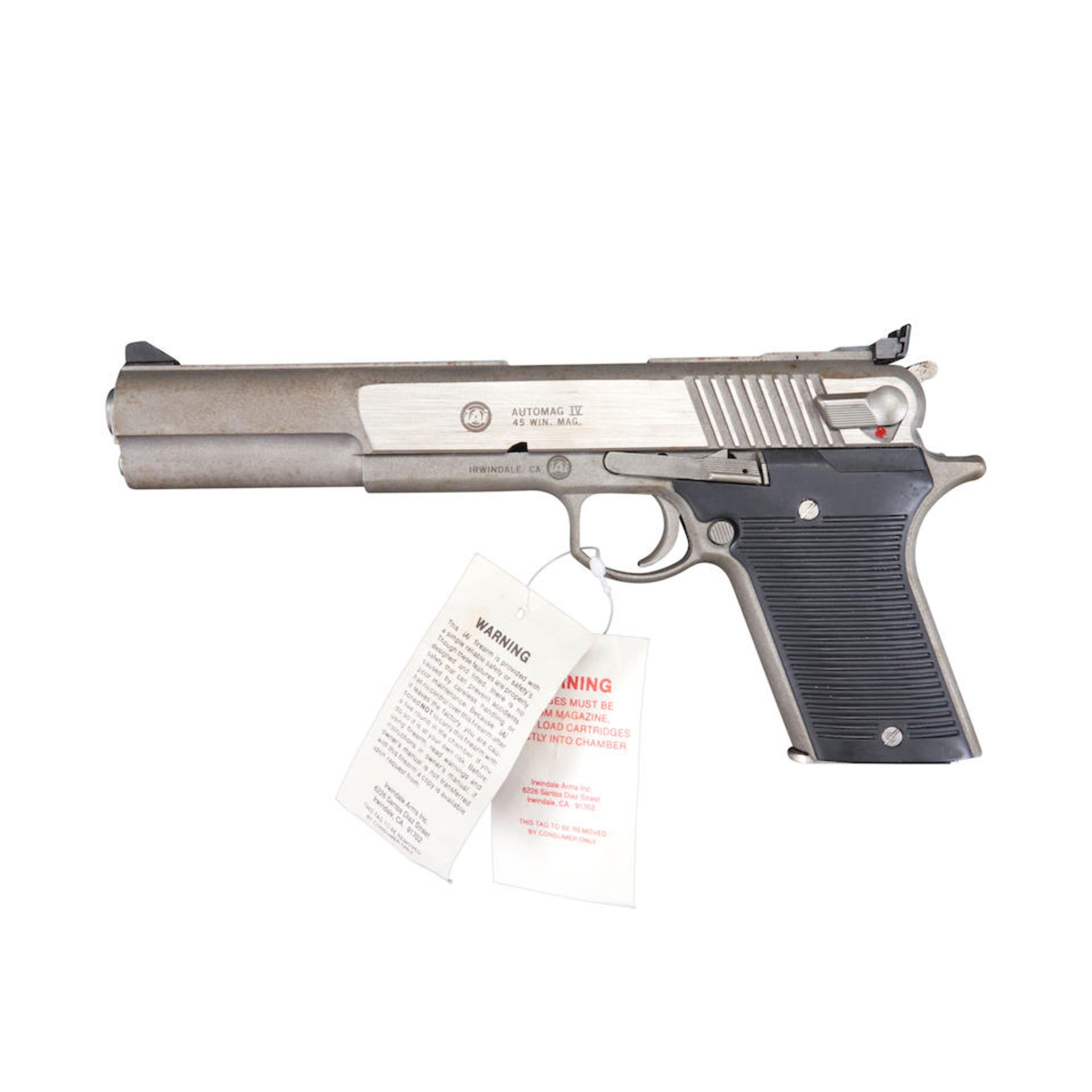 Irwindale Arms Inc., Automag IV Semi-Automatic Pistol, Modern handgun - Bild 2 aus 3