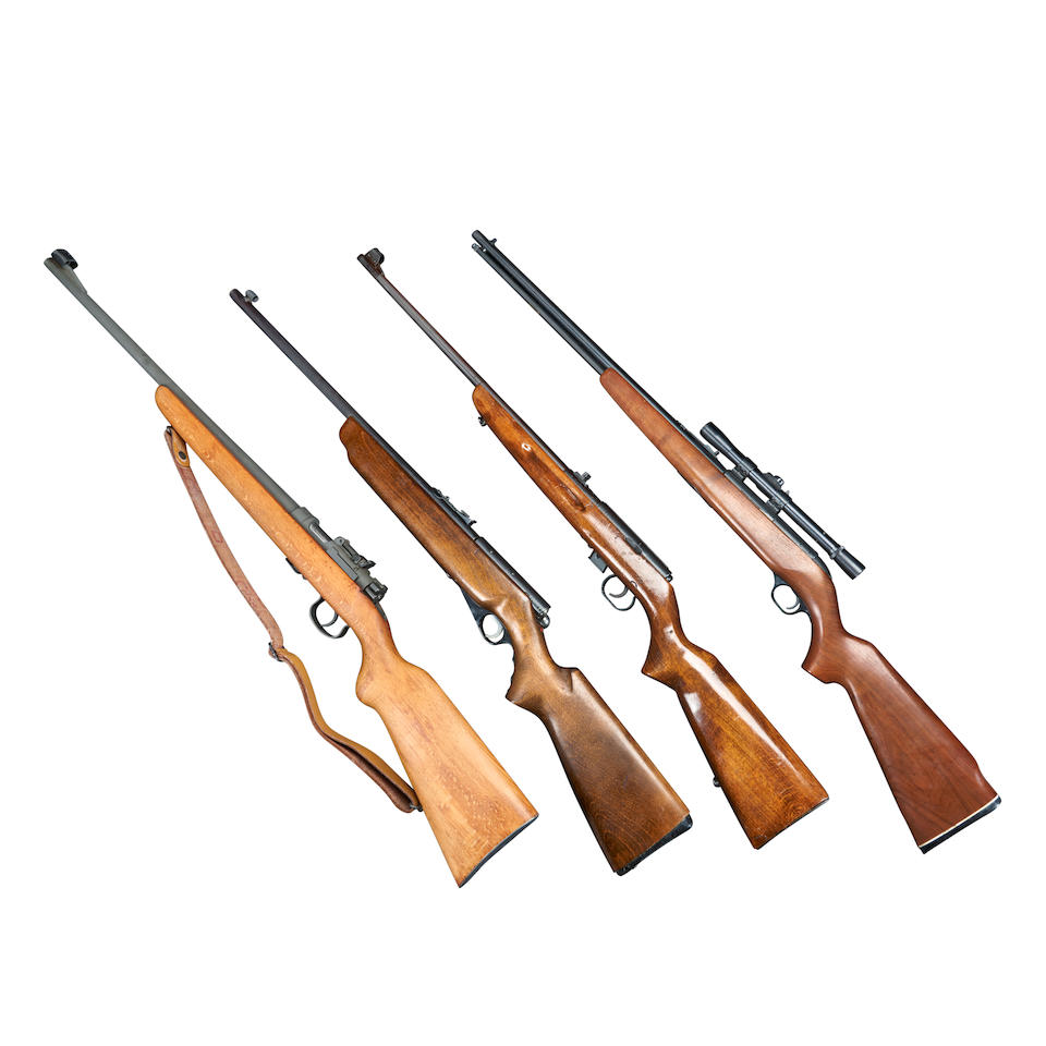 Four .22 Caliber Bolt Action Rifles, Modern firearm - Bild 2 aus 2