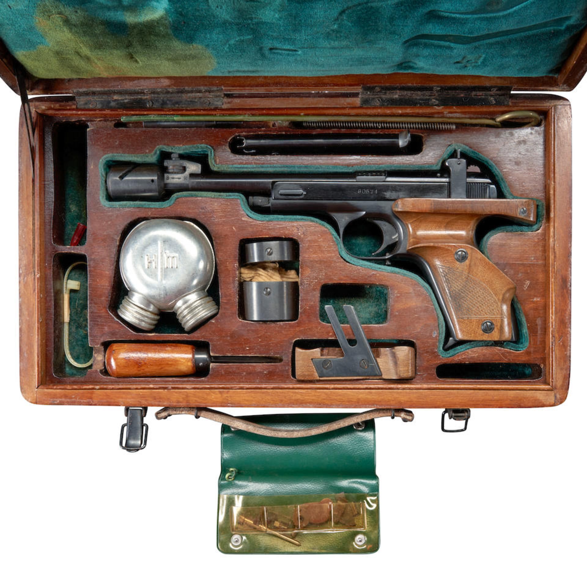 Cased Soviet Margolin Model MTS-1 Semi-Automatic Target Pistol, Curio or Relic firearm - Bild 4 aus 4