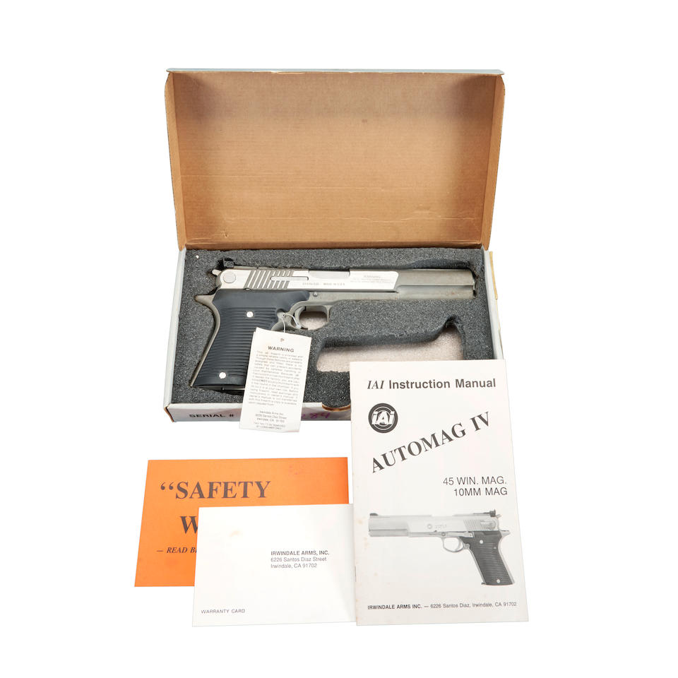 Irwindale Arms Inc., Automag IV Semi-Automatic Pistol, Modern handgun