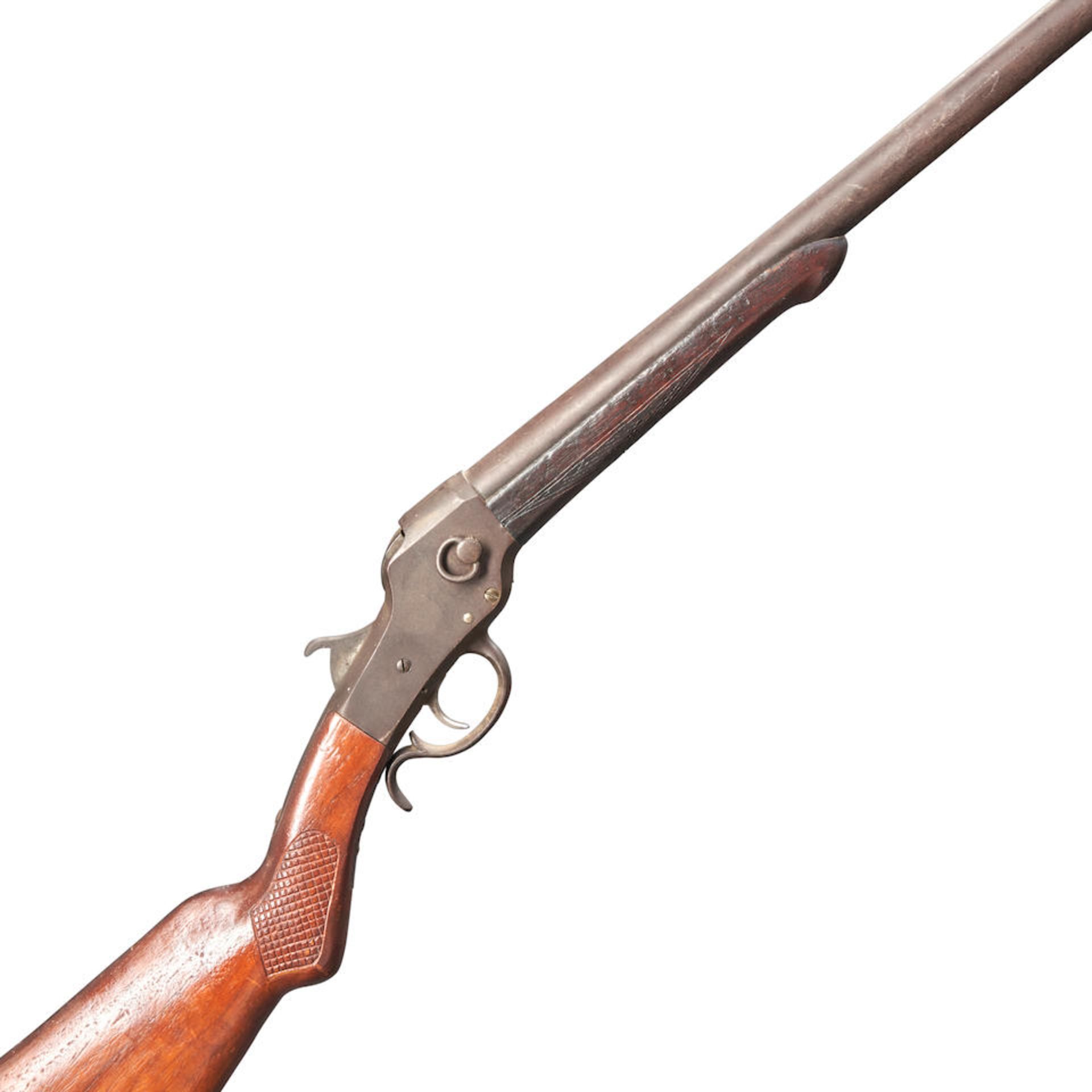 Hopkins & Allen 16 Gauge Single-shot Shotgun and Shot Flask,