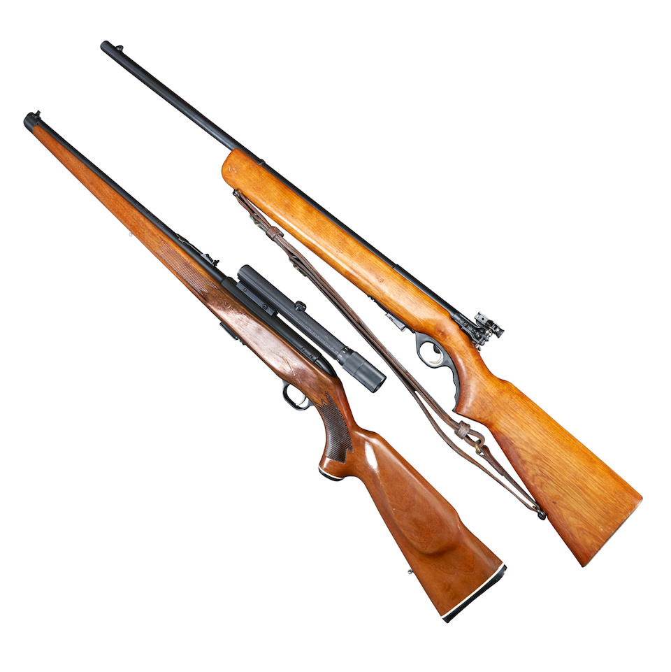 Two Mossberg .22 Caliber Bolt Action Rifles, Modern firearm - Image 2 of 2