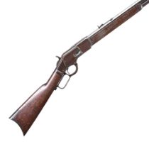 Winchester Model 1873 Lever Action Rifle, Curio or Relic firearm