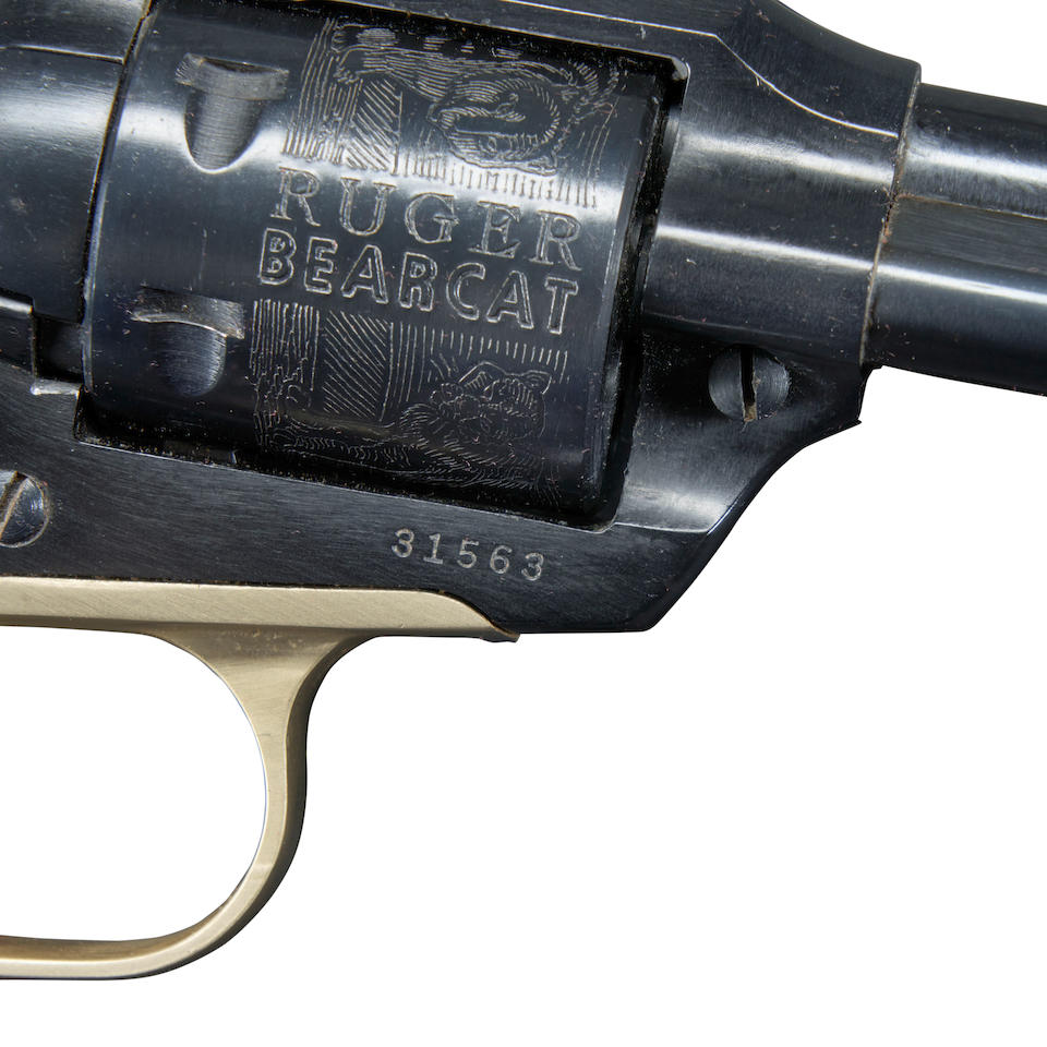 Ruger Bearcat Small Numbers and Angled Recoil Plate Cross Pin Single Action Revolver, Curio or R... - Image 3 of 5