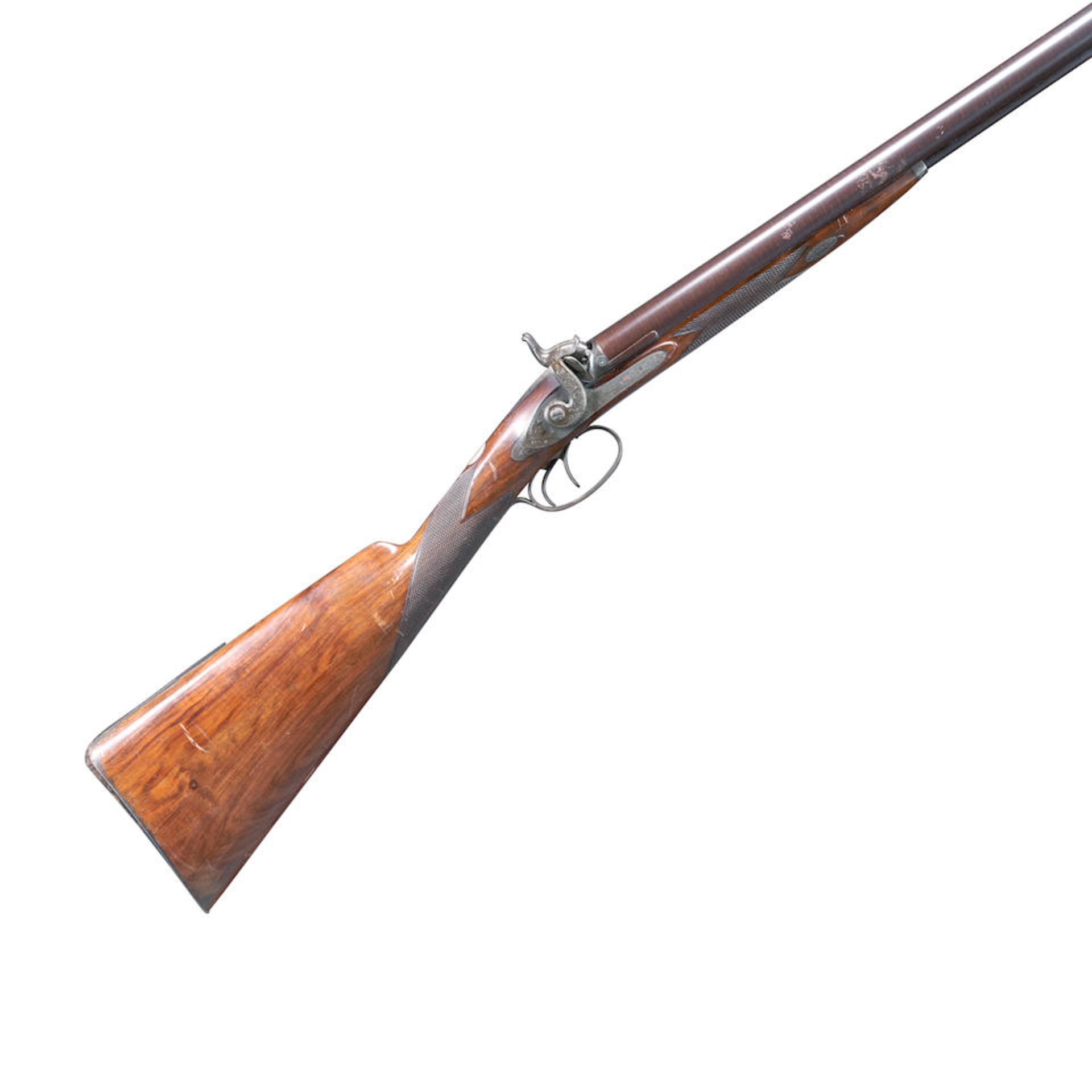 John William Edge Double Barrel 12 Gauge Shotgun,