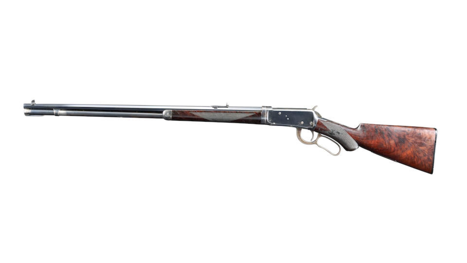 Winchester Model 1894 Lever Action Fancy Sporting Takedown Rifle, - Bild 6 aus 7