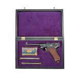 DWM 1906 American Eagle Luger Semi-Automatic Pistol and Case,