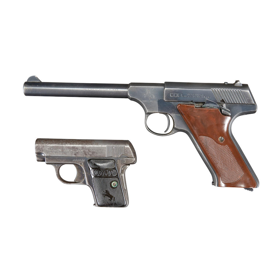 Colt Challenger and Colt Model 1908 Hammerless Semi-Automatic Pistol, Curio or Relic firearm - Image 3 of 3