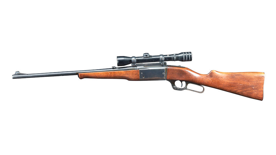 Savage Model 99A Lever-action Rifle with Scope, Curio or Relic firearm - Image 2 of 3