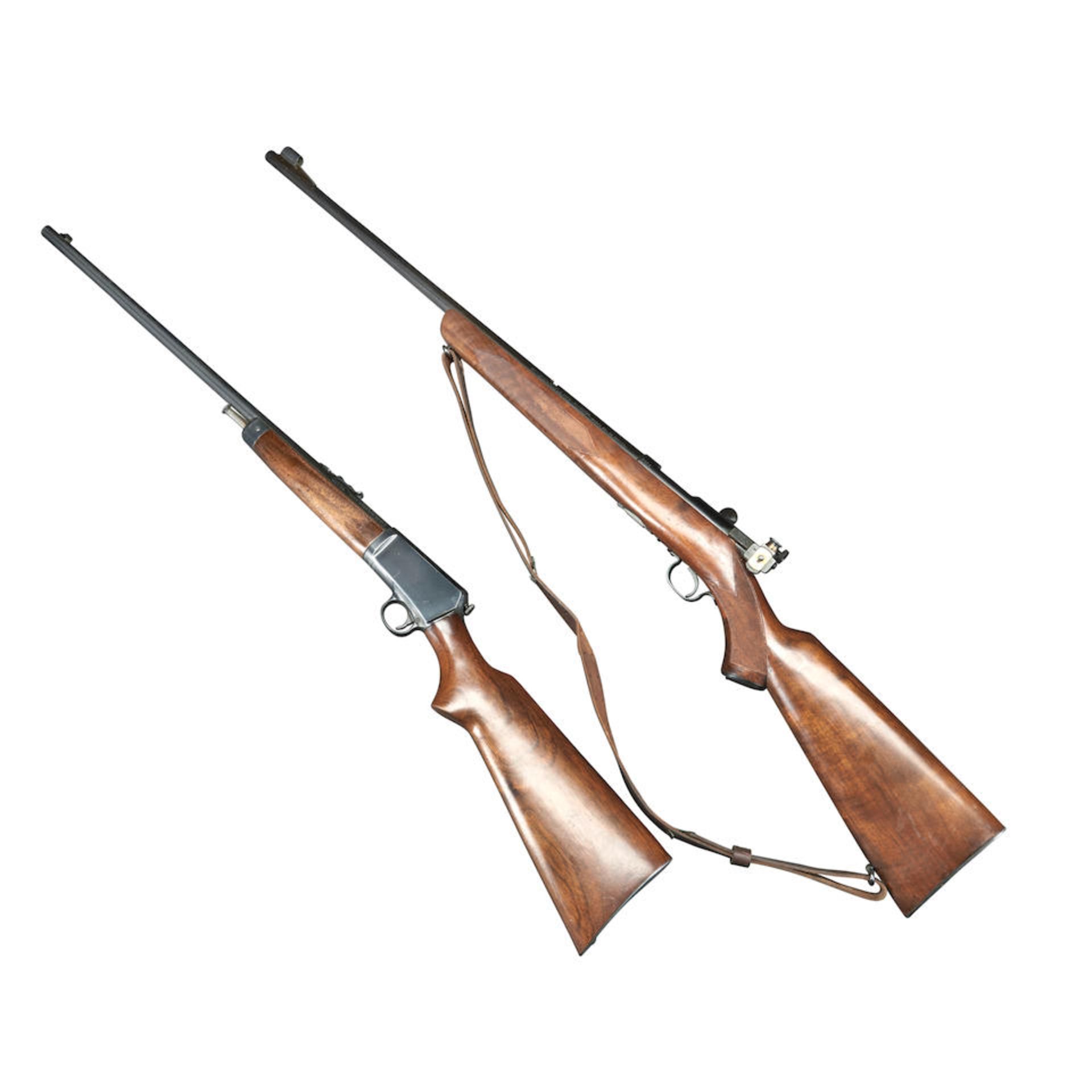 Two Winchester .22 Caliber Sporting Rifles. - Bild 2 aus 2