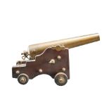 Strong Firearms Yacht Cannon and Carriage,