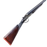 Cased William Evans 12-Gauge Side by Side Shotgun, Curio or Relic firearm