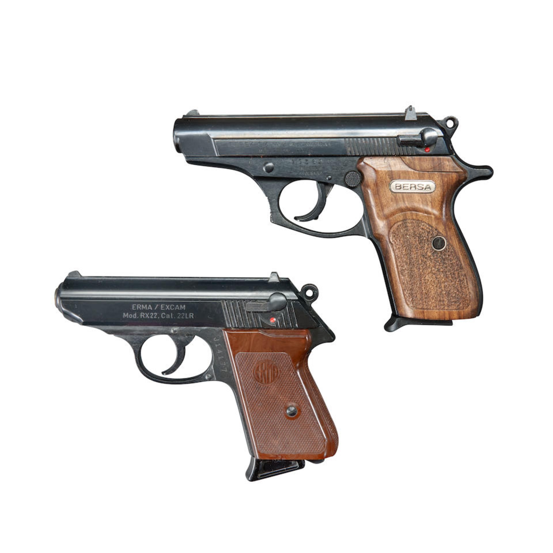 Two .22 Caliber Semi-Automatic Pistols, Modern handgun - Bild 2 aus 3