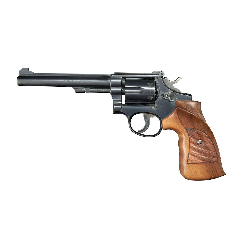 Smith & Wesson K-22 Target Masterpiece Double Action Revolver, Curio or Relic firearm - Image 2 of 2