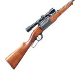 Savage Model 99A Lever-action Rifle with Scope, Curio or Relic firearm