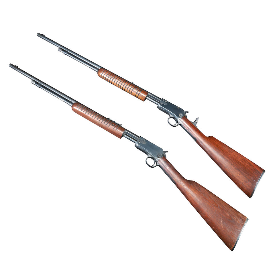 Two Winchester Model 62A Pump Action Rifles, Curio or Relic firearm - Bild 2 aus 2