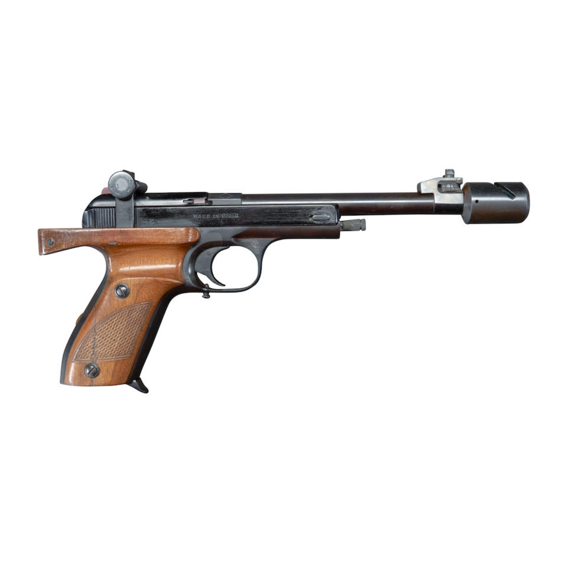 Cased Soviet Margolin Model MTS-1 Semi-Automatic Target Pistol, Curio or Relic firearm - Bild 3 aus 4