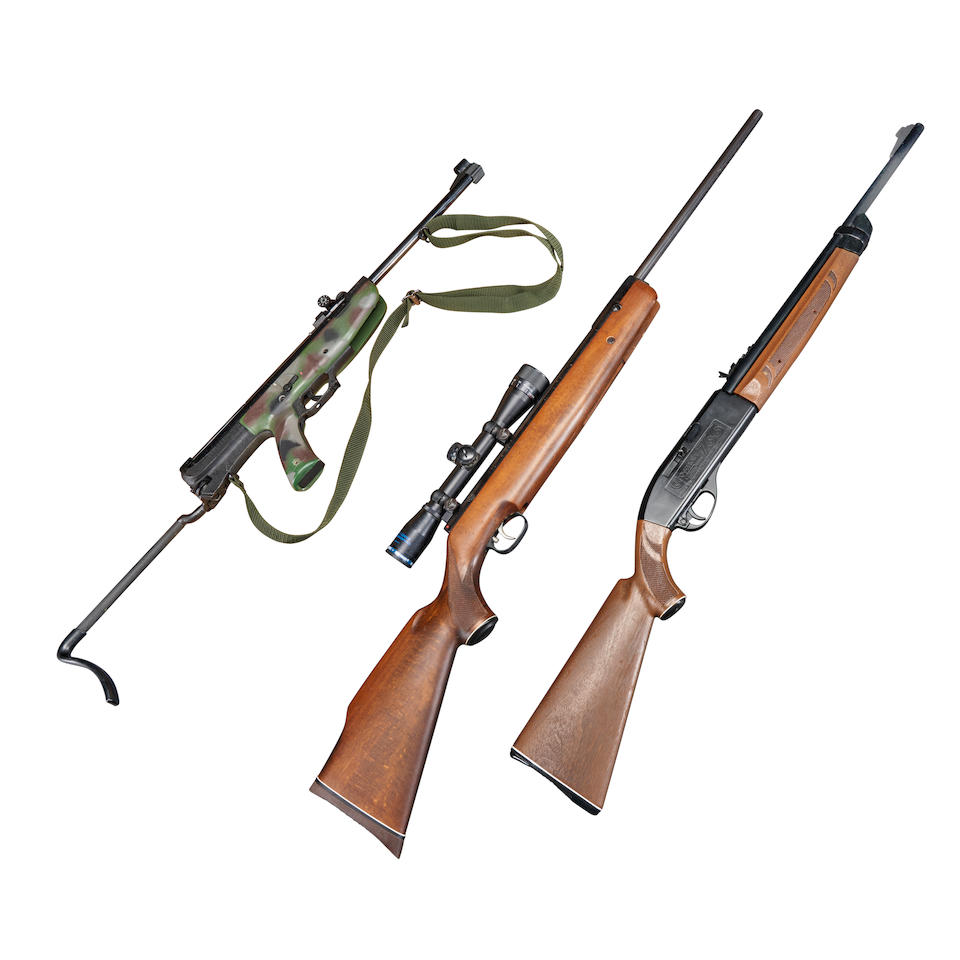 Three Air Rifles.