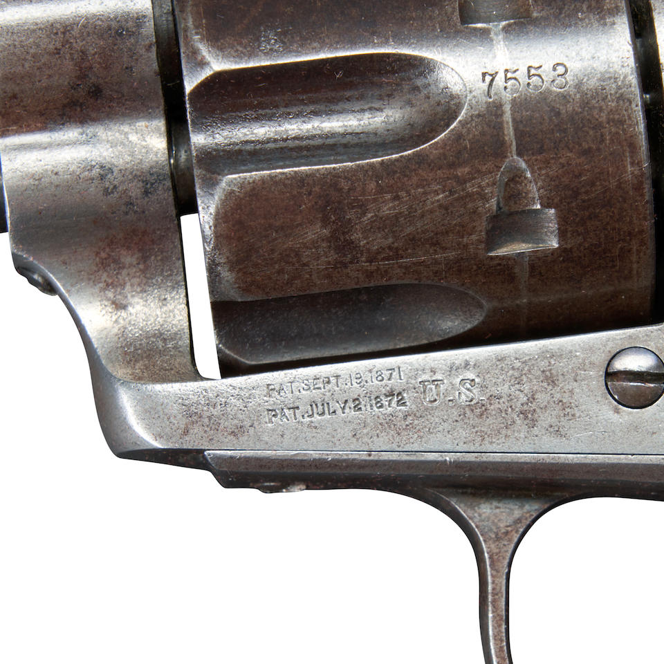 Martially Marked Colt Single Action Cavalry Revolver, - Image 5 of 6