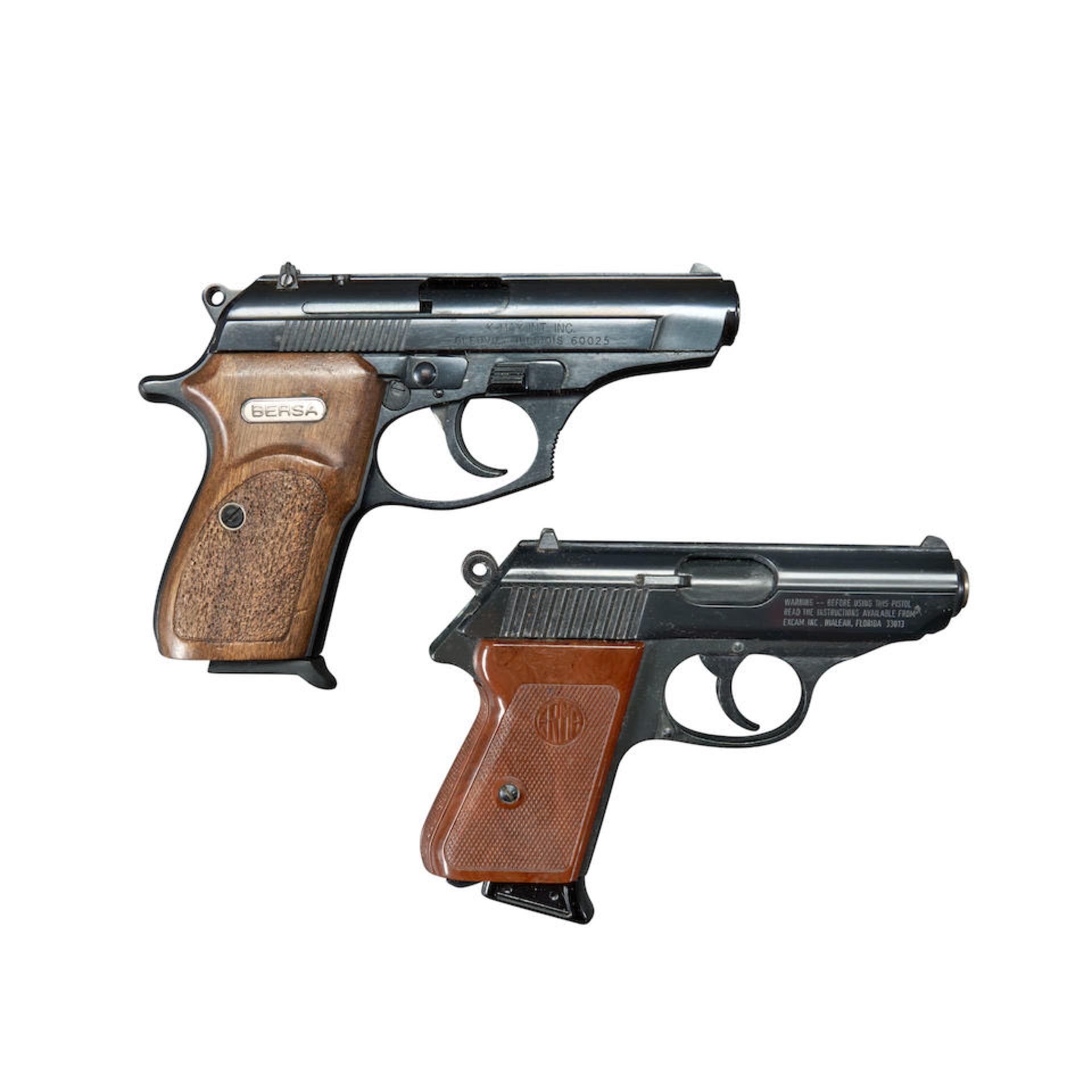 Two .22 Caliber Semi-Automatic Pistols, Modern handgun - Bild 3 aus 3