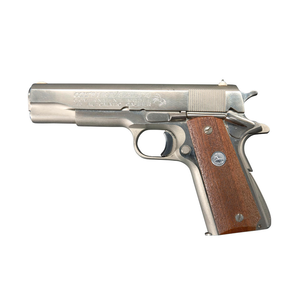 Colt MK IV/Series 70 Government Model Semi-Automatic Pistol, Curio or Relic firearm - Image 3 of 4