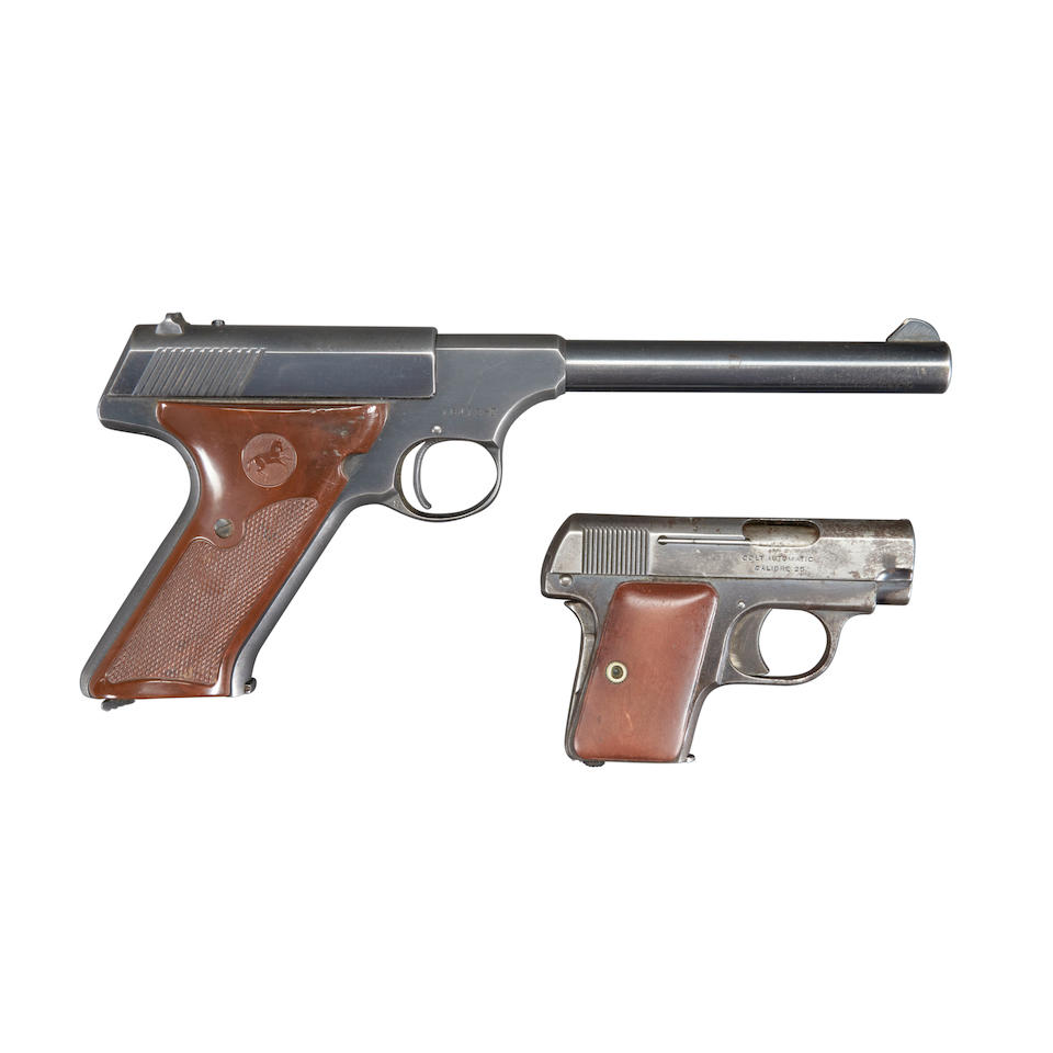 Colt Challenger and Colt Model 1908 Hammerless Semi-Automatic Pistol, Curio or Relic firearm