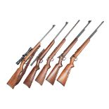 Five Winchester .22 Caliber Rifles, Curio or Relic firearm