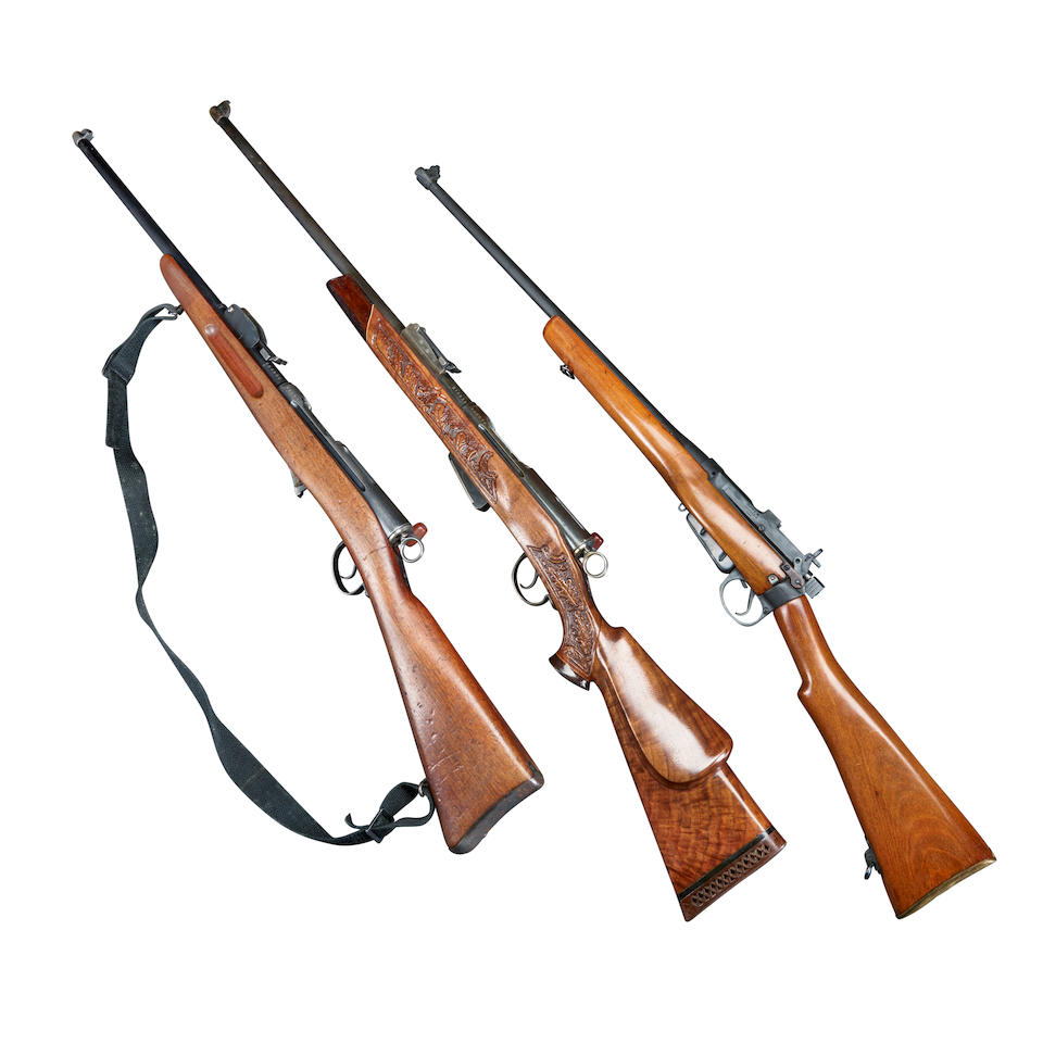 Three Sporterized Military Rifles. Curio or Relic firearm - Image 2 of 2