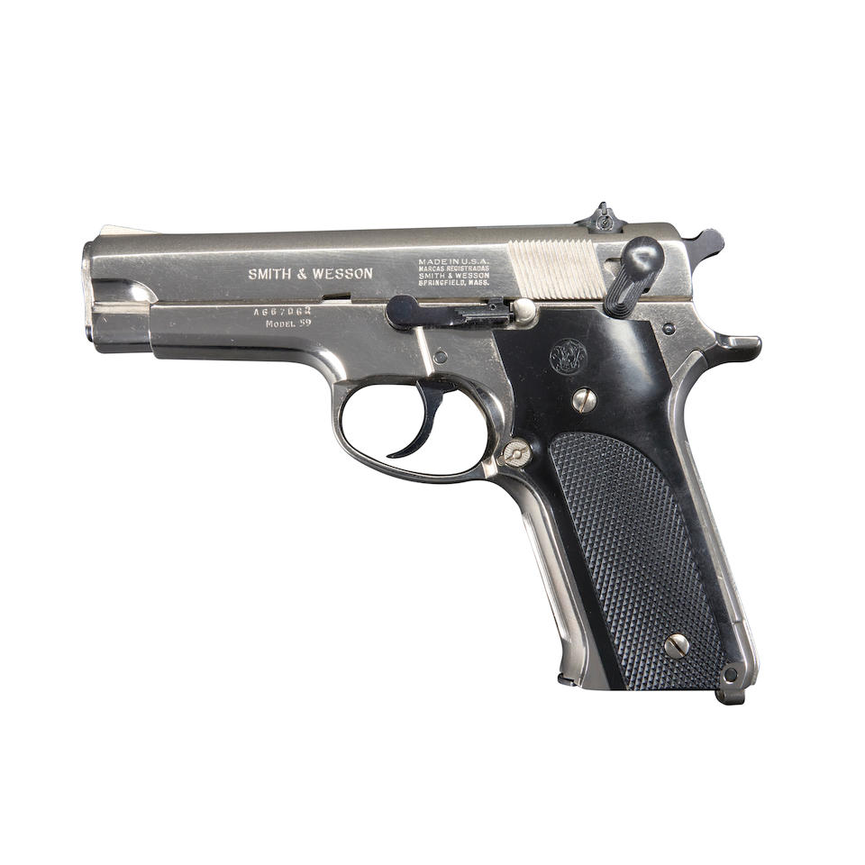 Smith & Wesson Model 59 Semi-Automatic Pistol, - Image 2 of 2