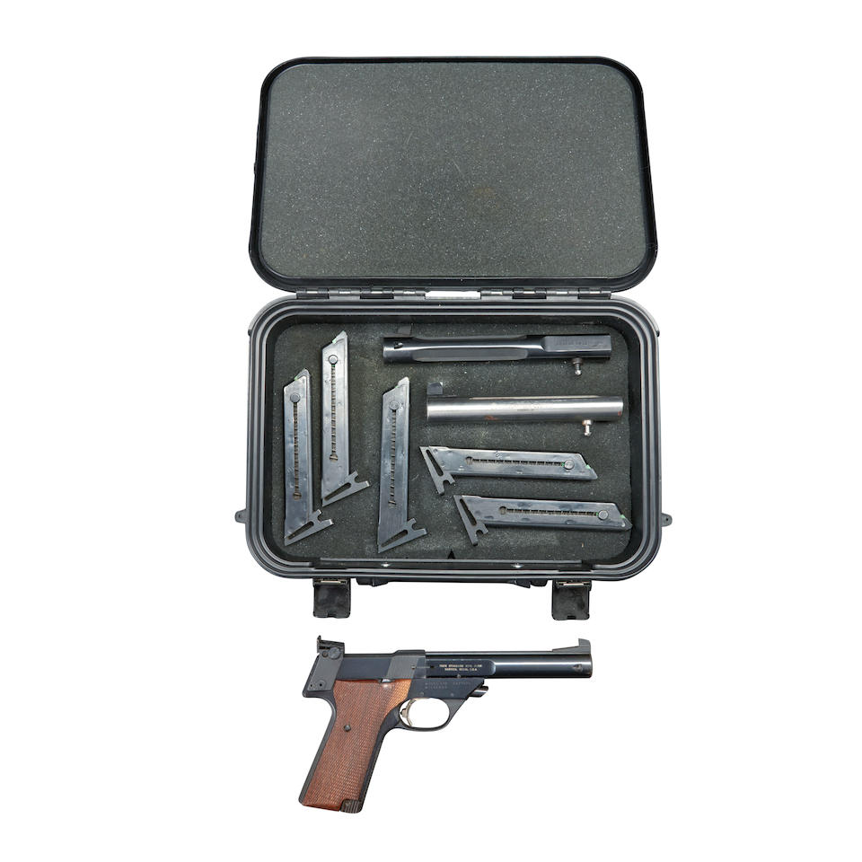 High Standard Supermatic Trophy Model 106 Military Semi-Automatic Target Pistol, Curio or Relic ...