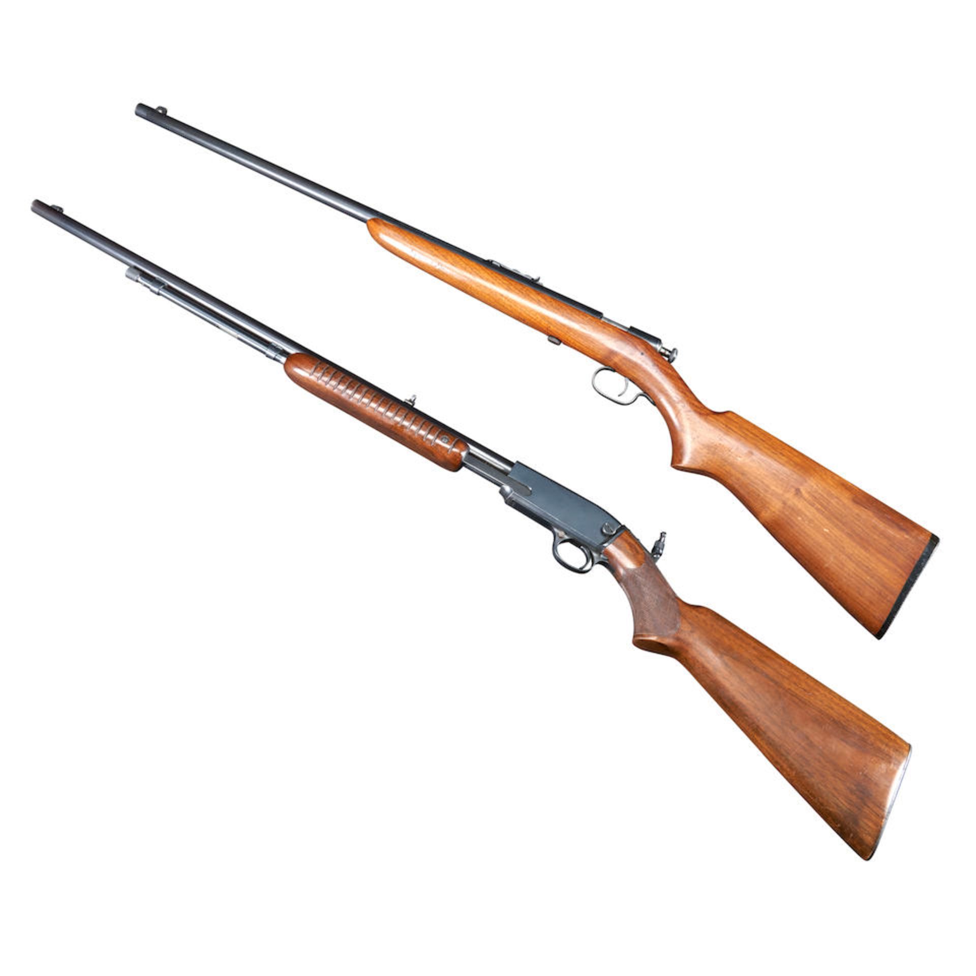 Two Winchester .22 Caliber Rifles, Curio or Relic firearm - Bild 2 aus 2